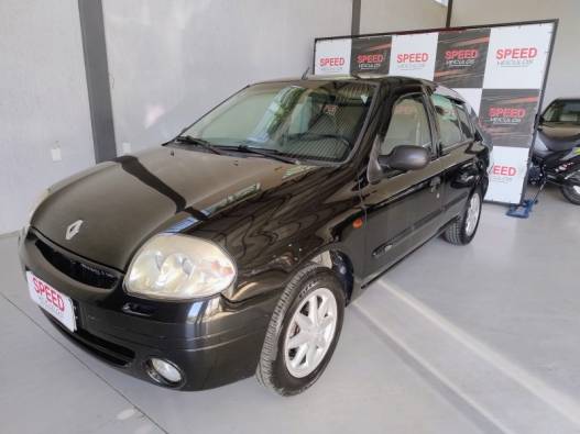 RENAULT - CLIO - 2002/2002 - Preta - R$ 16.800,00