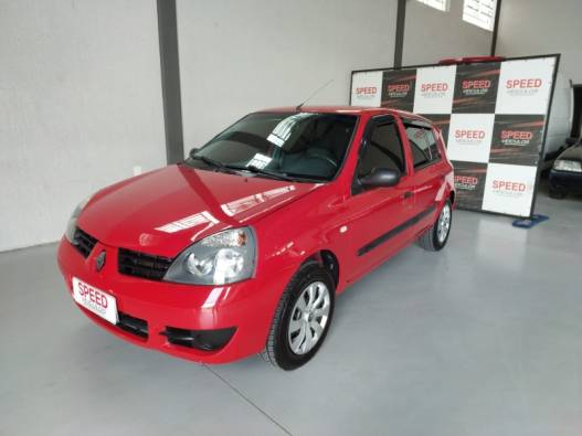 RENAULT - CLIO - 2009/2010 - Vermelha - R$ 25.900,00